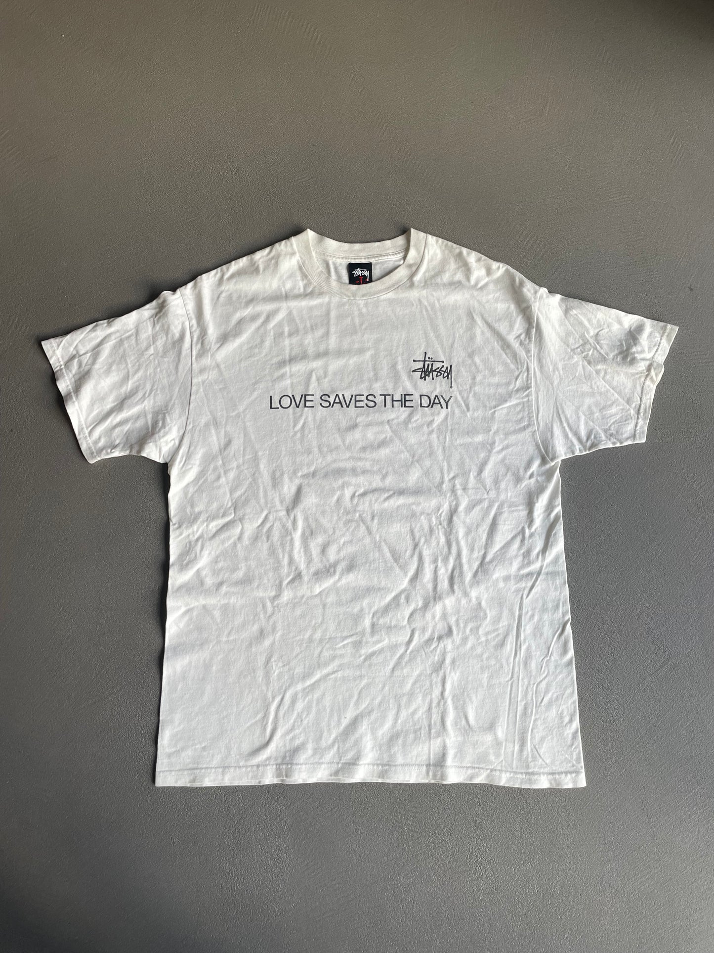 STUSSY 90S LOVE TEE BLANC [L]