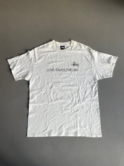 STUSSY 90S LOVE TEE BLANC [L]