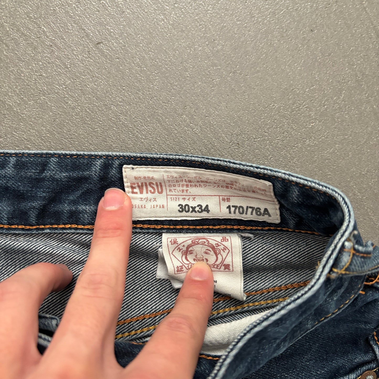 EVISU SEAGULL ART JEANS [W30]