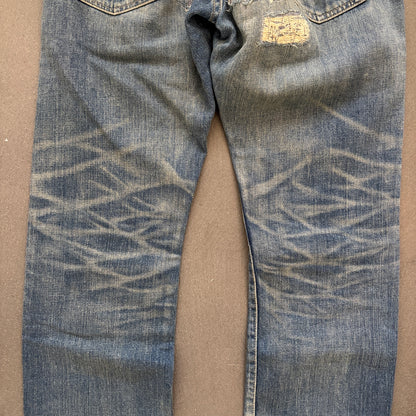 HYSTERIC GLAMOUR STUDDED REPAIRED DENIM #26 [W28]