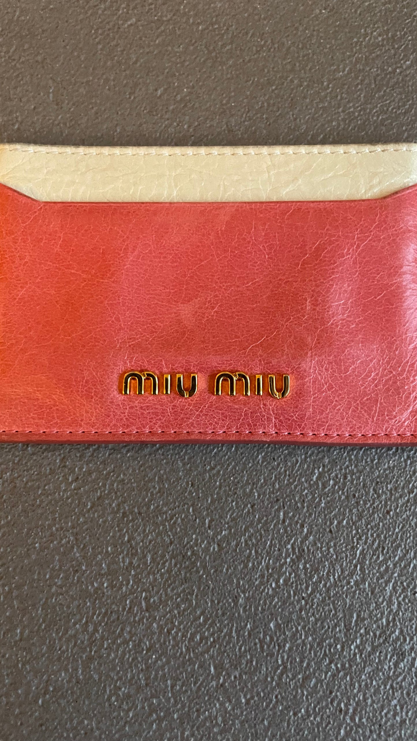 PORTE-CARTES ROSE MIUMIU