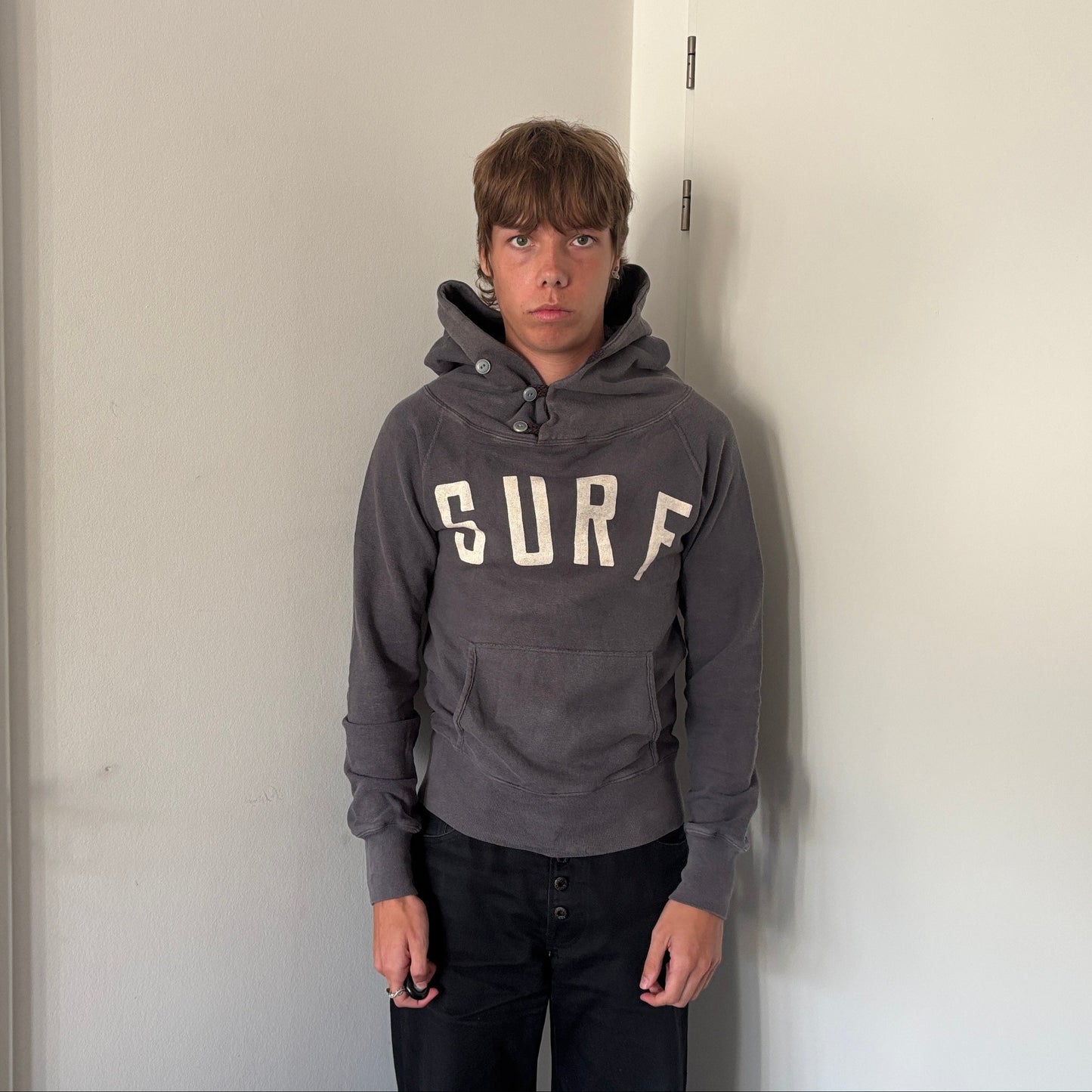 KAPITAL SURF HOODIE GREY [M]