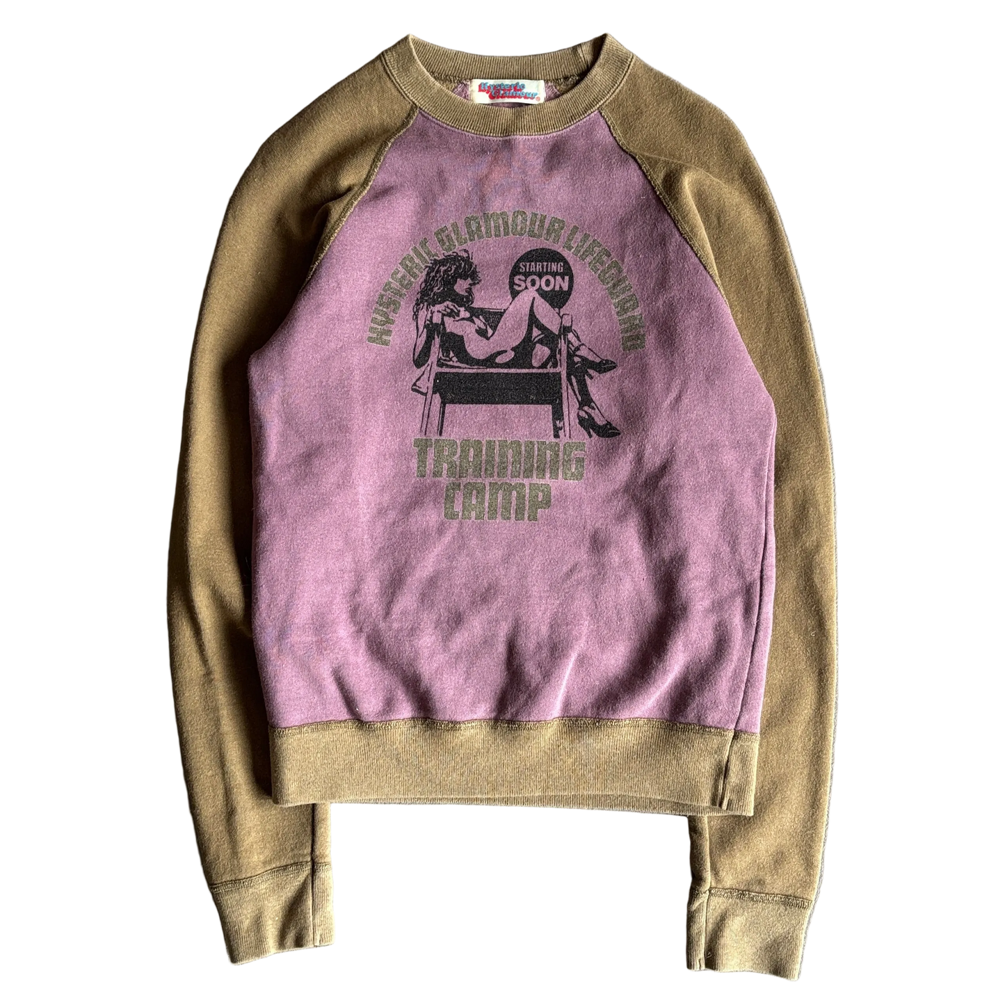 90s HYSTERIC GLAMOUR CAMP SWEATER [XS]