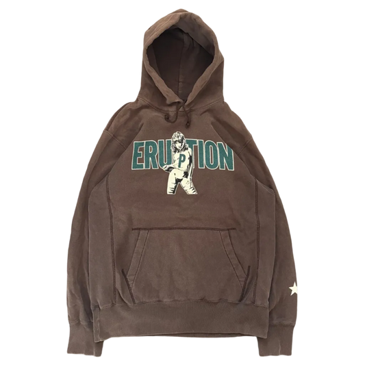 HYSTERIC GLAMOUR ERUPTION HOODIE BROWN [M]