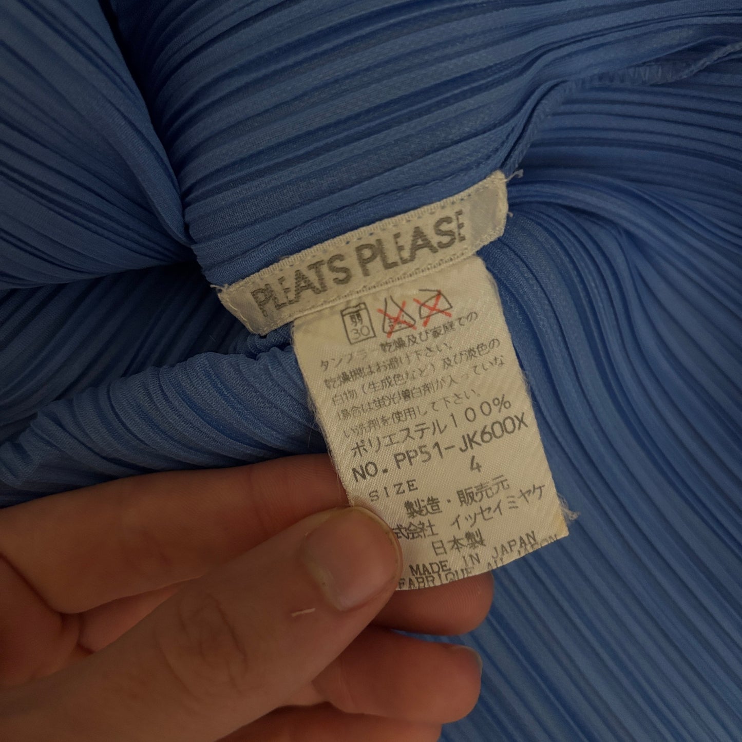 ISSEY MIYAKE PLEATS PLEASE TANKTOP BLUE [M]