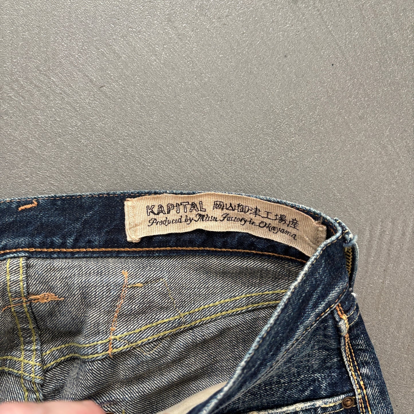 KAPITAL BUCKLEBACK SELVEDGE DENIM [W30]