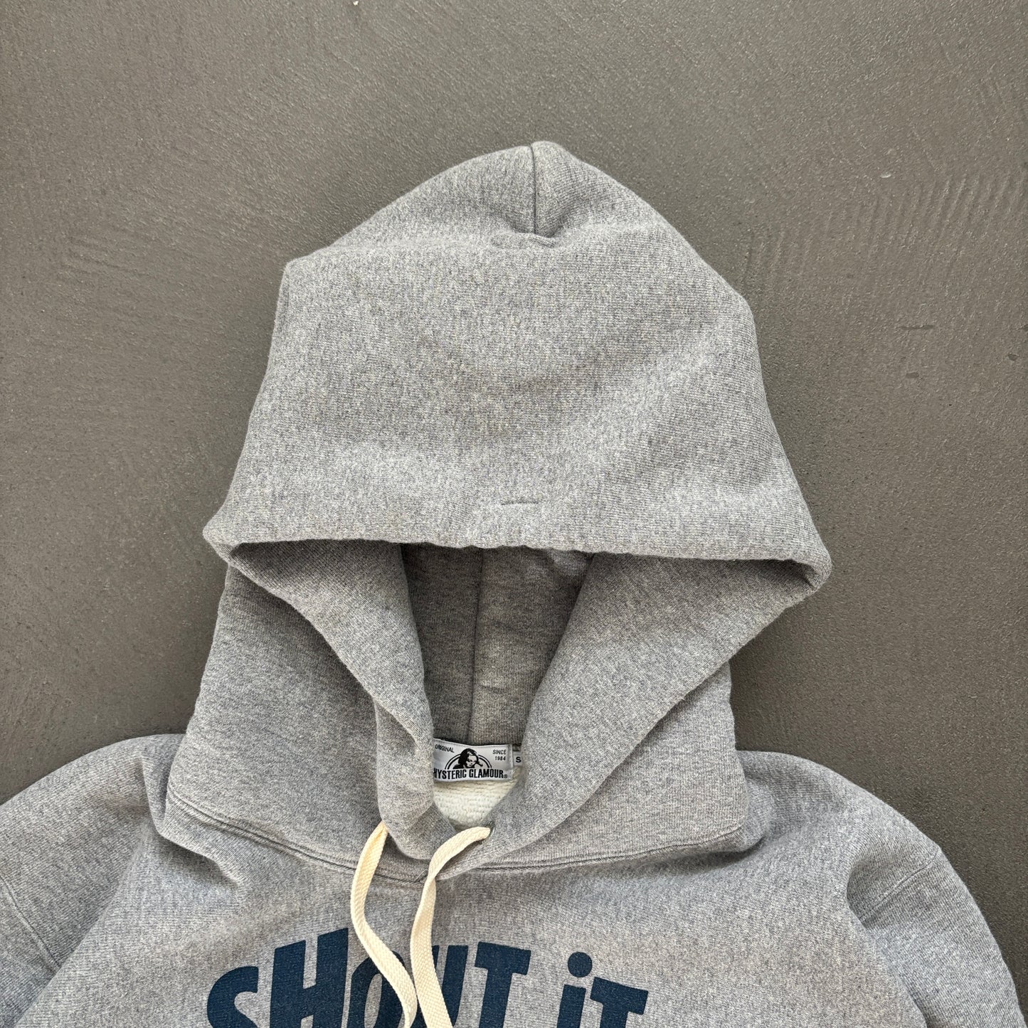 HYSTERIC GLAMOUR SHOUT IT OUT LOUD HOODIE [S]