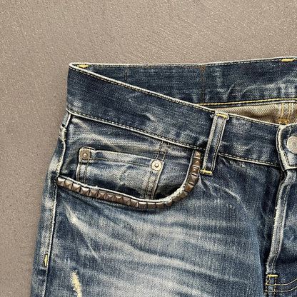 HYSTERIC GLAMOUR STUDDED SELVEDGE DENIM #37 [W31]