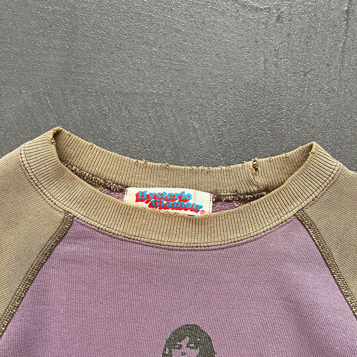 HYSTERIC GLAMOUR HYSTERIC EXPERIENCE RAGLAN SWEATER [S]