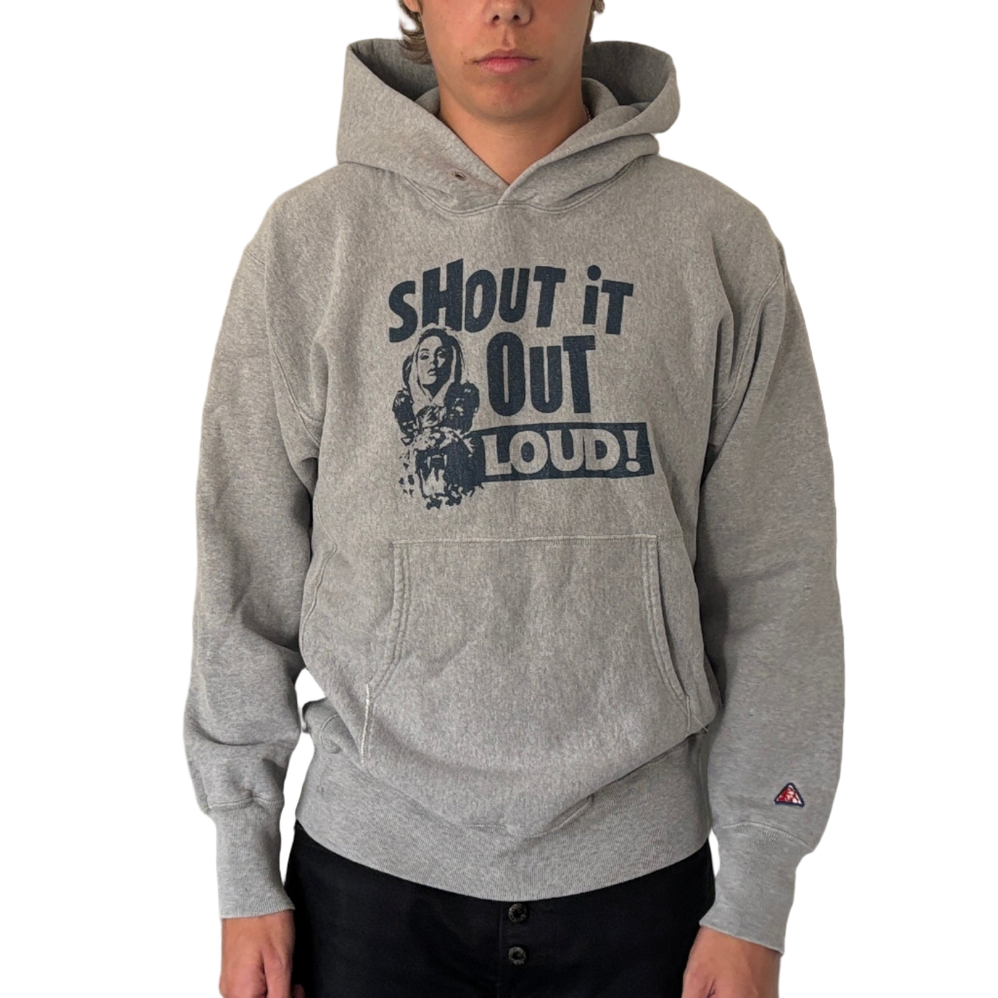 HYSTERIC GLAMOUR SHOUT IT OUT LOUD HOODIE [L]