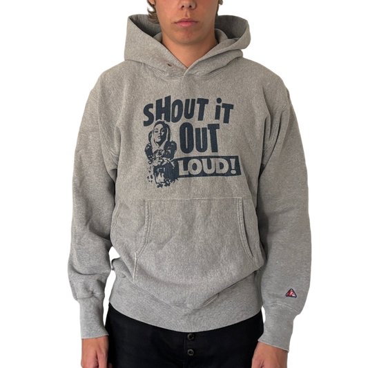 HYSTERIC GLAMOUR SHOUT IT OUT LOUD HOODIE [L]