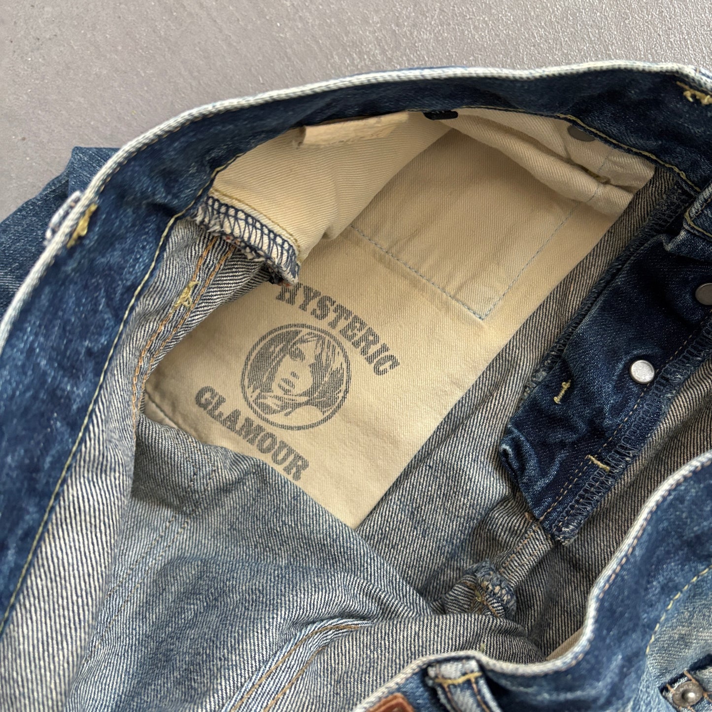 HYSTERIC GLAMOUR STUDDED SELVEDGE DENIM #1 [W30]