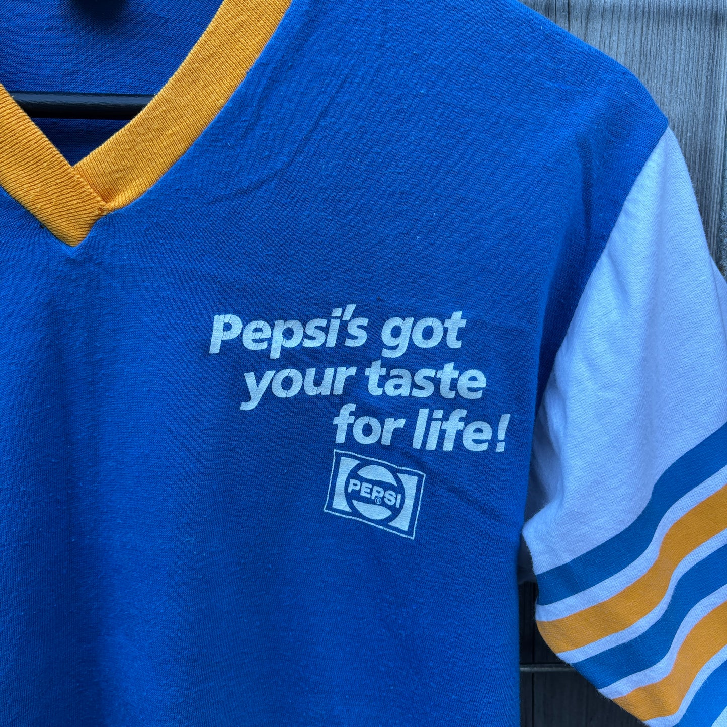 70S PEPSI SPORTY TEE | VELVA SHEEN TAG [M]