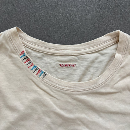 KAPITAL POCKET TEE TWO-TONE [L]
