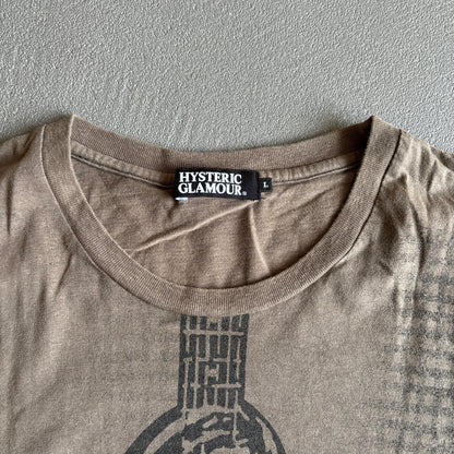 HYSTERIC GLAMOUR GUITAR GIRL TEE OLIVE [L]