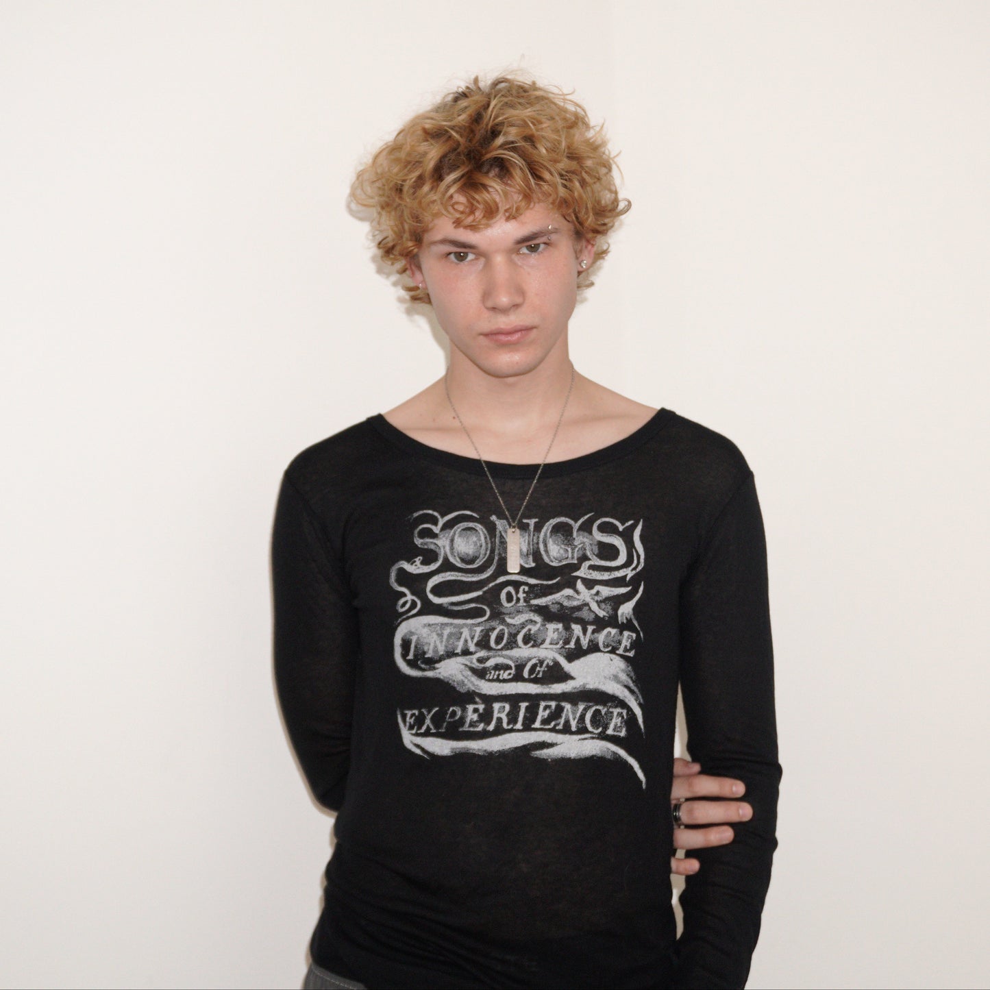 FW18 ANN DEMEULEMEESTER EMO TOP BLACK [M]