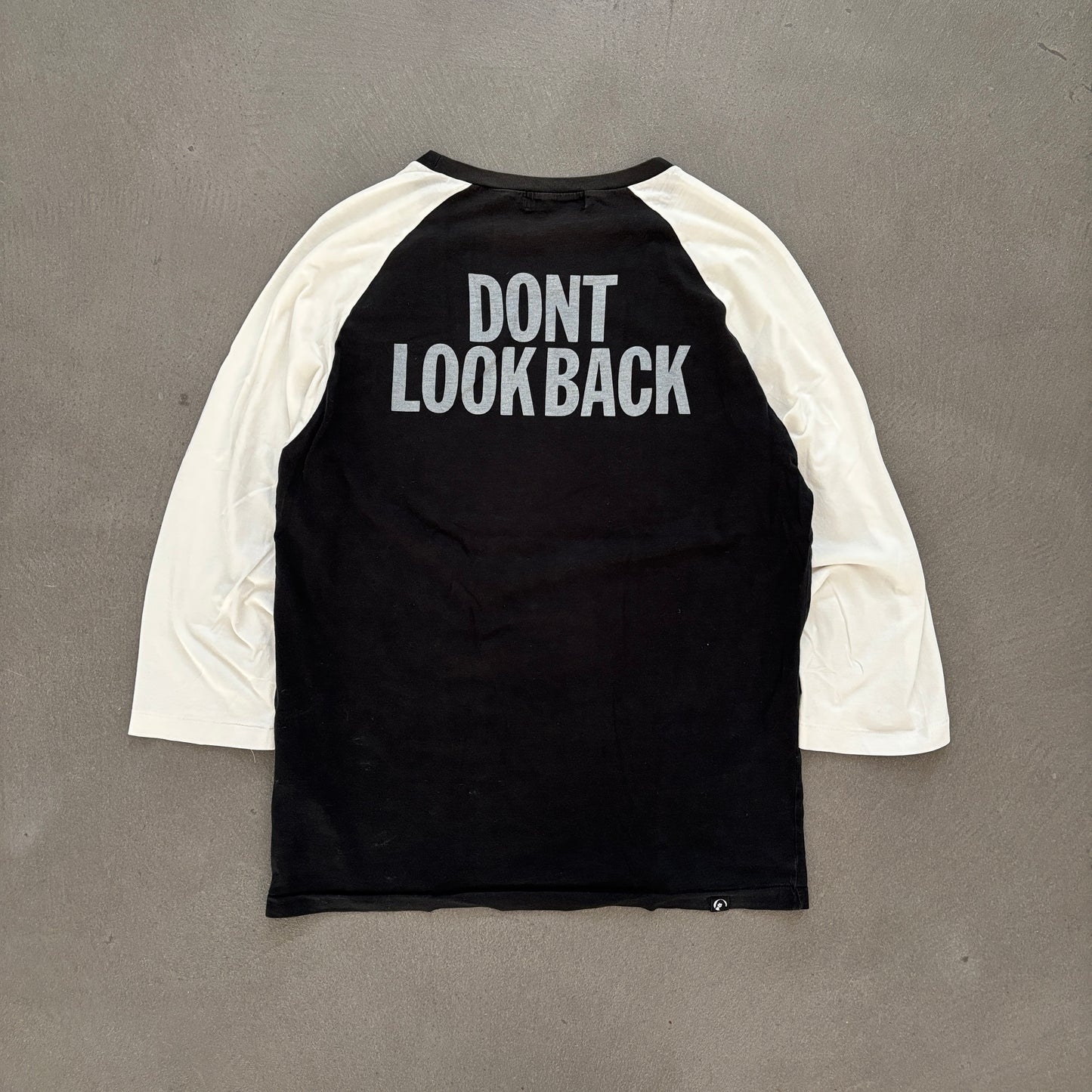 HYSTERIC GLAMOUR DONT LOOK BACK RAGLAN 3/4TH SLEEVE [M]