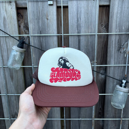 HYSTERIC GLAMOUR FIRE SPELLOUT CAP