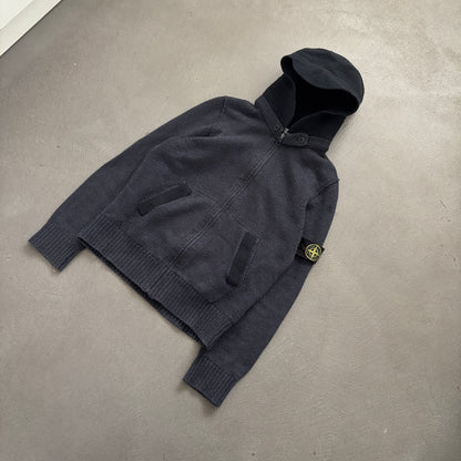 AW2010 STONE ISLAND KNITTED HOODIE GREY [M]
