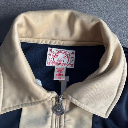 EVISU ATHLETIC ZIP-UP NAVY CREME [M]
