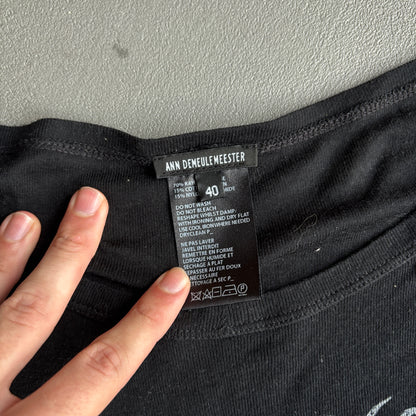 FW18 ANN DEMEULEMEESTER EMO TOP BLACK [M]