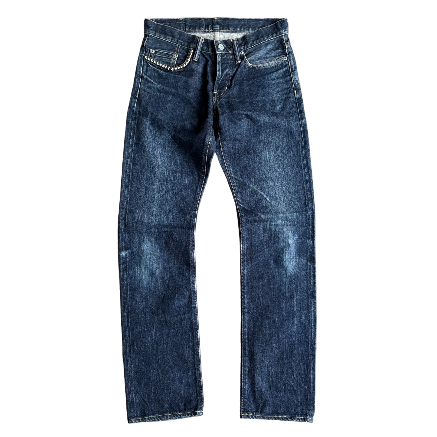 HYSTERIC GLAMOUR STUDDED SELVEDGE DENIM INDIGO [W29]