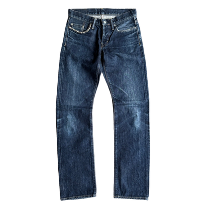 HYSTERIC GLAMOUR STUDDED SELVEDGE DENIM INDIGO [W29]