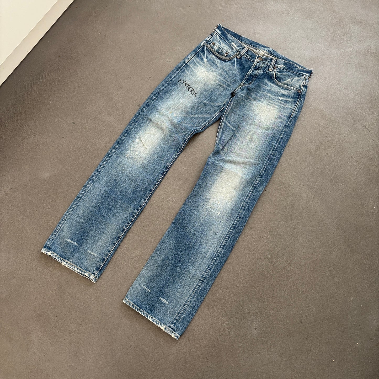 HYSTERIC GLAMOUR STUDDED SELVEDGE DENIM #3 [W30]