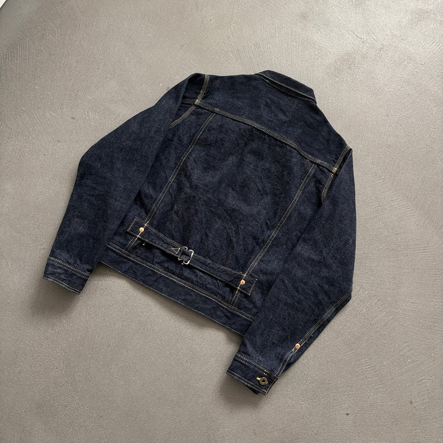 KAPITAL NR.2 BUCKLEBACK SELVEDGE DENIM JACKET [S]