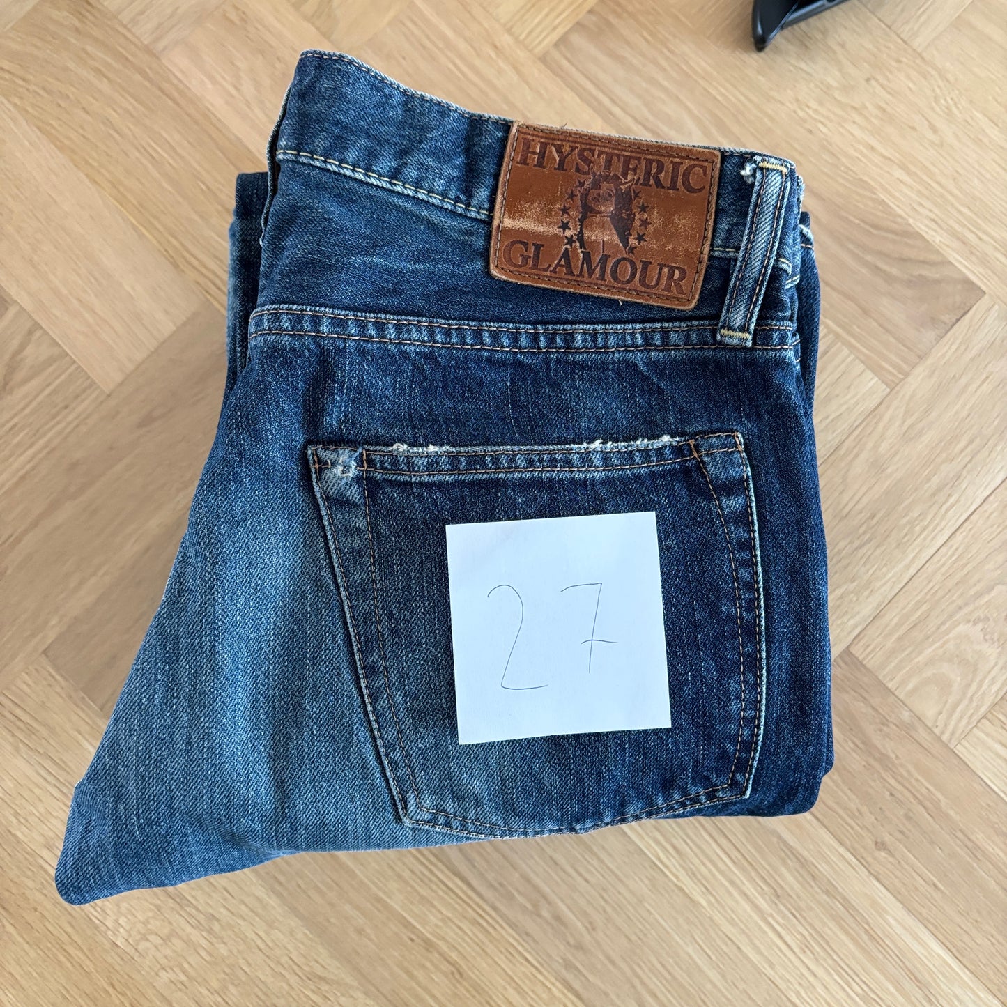 HYSTERIC GLAMOUR STUDDED SELVEDGE DENIM #27 [W30]