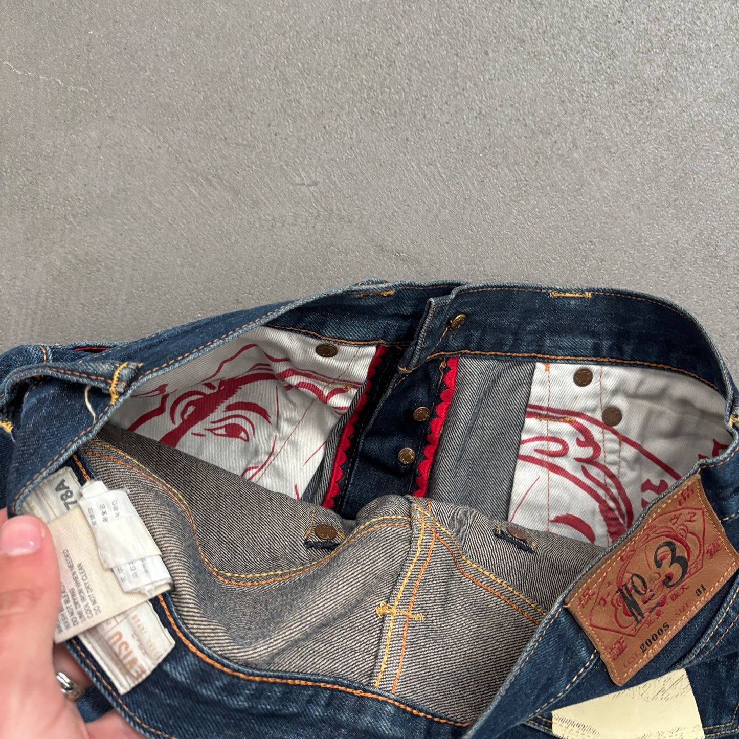 EVISU DIACOCK JORTS [W31]