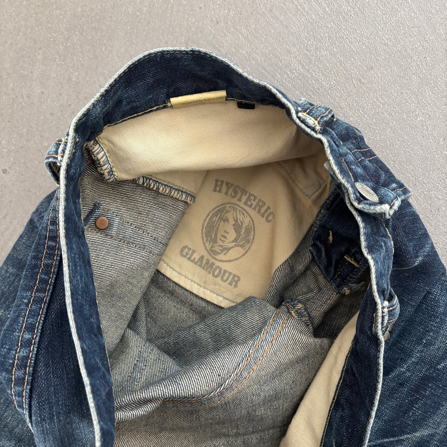 HYSTERIC GLAMOUR STUDDED SELVEDGE DENIM #4 [W30]