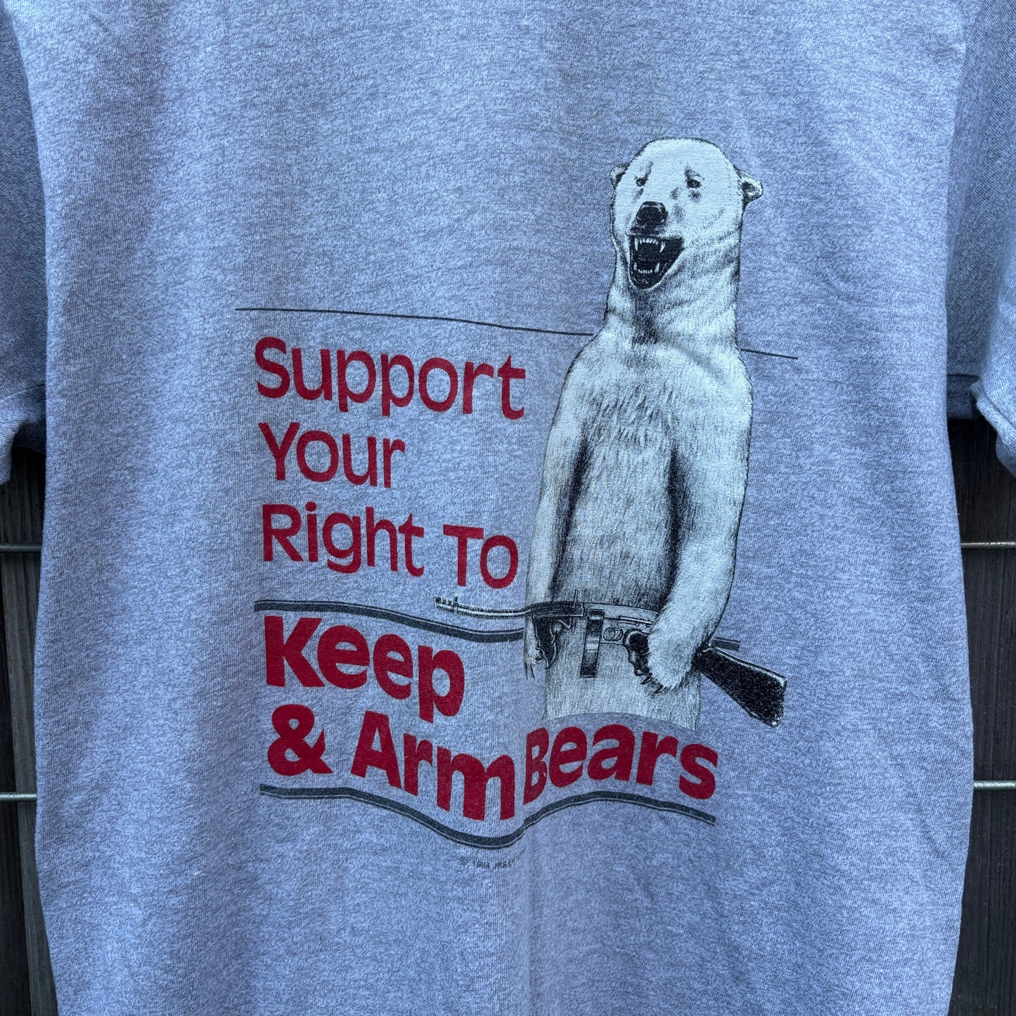 1984 KEEP & ARM BEARS RINGER TEE | SCREEN STARS [M]