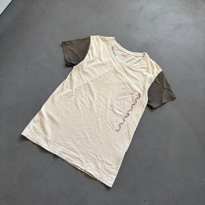 KAPITAL POCKET TEE TWO-TONE [L]