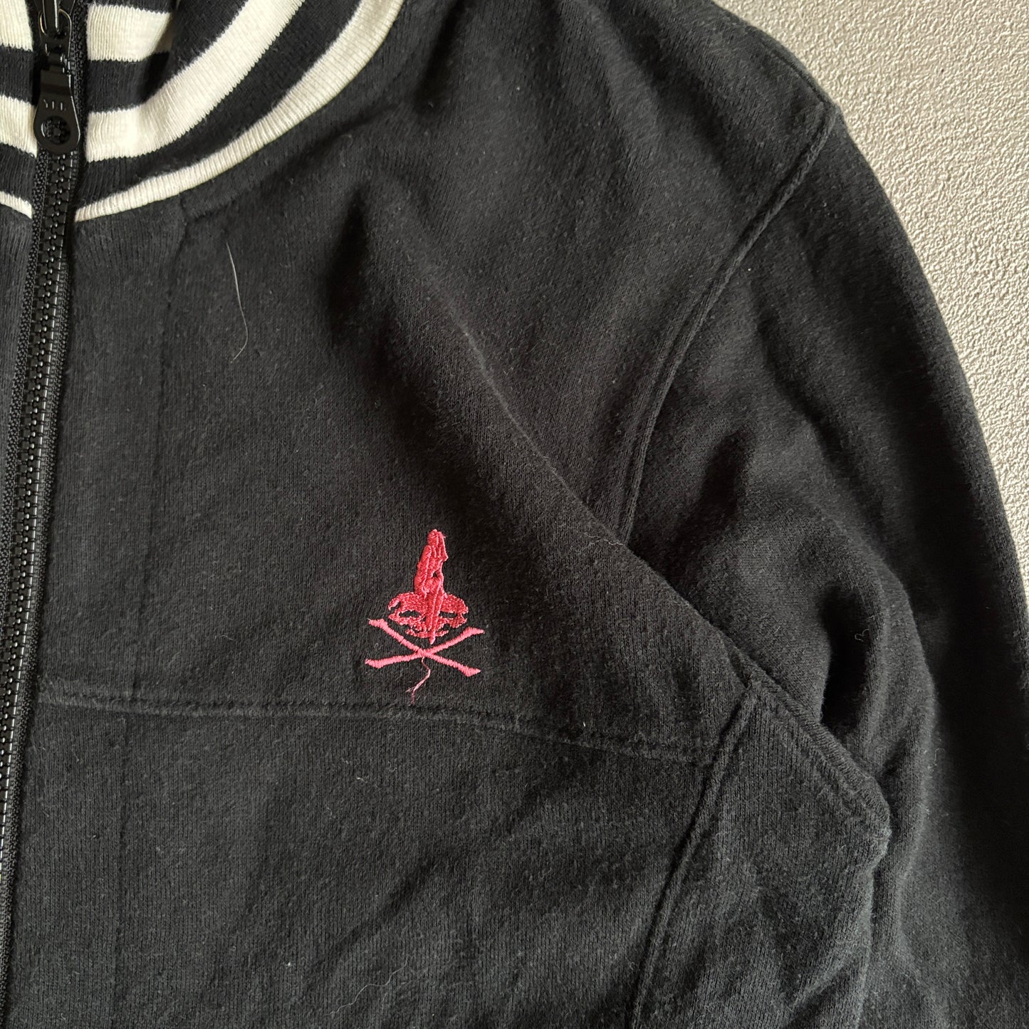 HYSTERIC GLAMOUR BACKPRINT ZIP-UP [S]