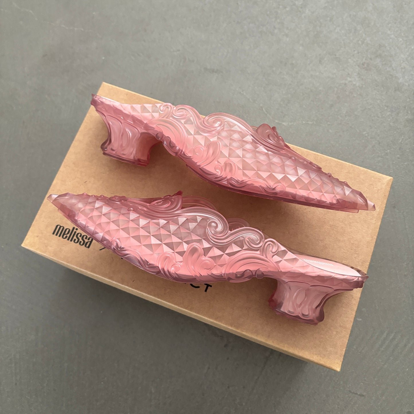 Y/PROJECT X MELISSA COURT SHOE MULES PINK [NEW]
