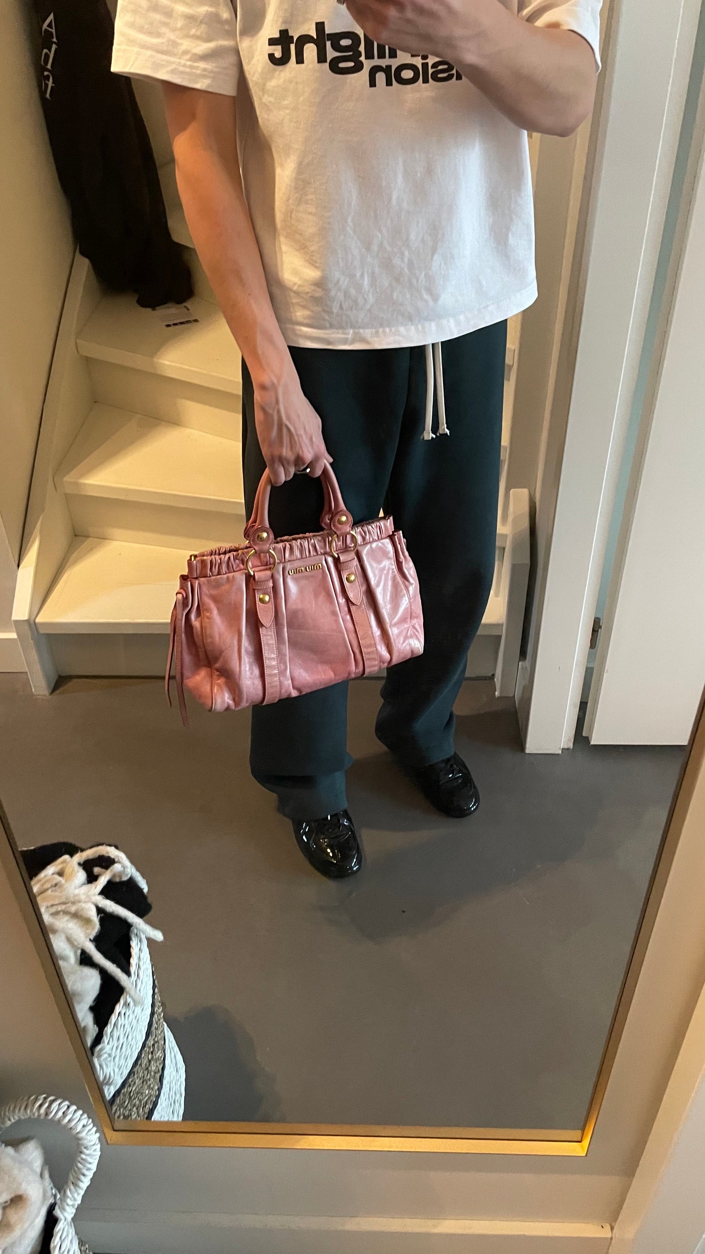 SAC À MAIN ROSE MIUMIU