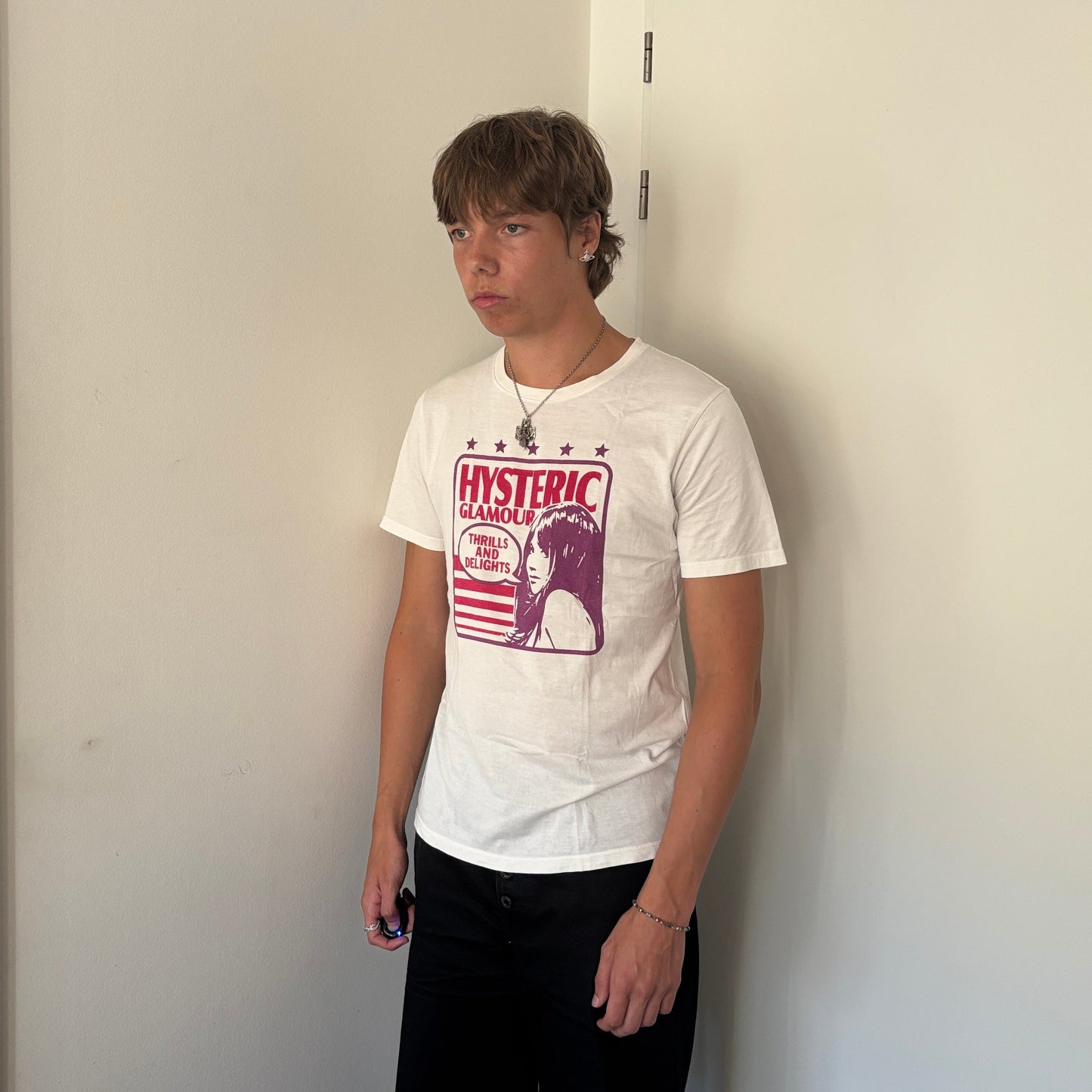 HYSTERIC GLAMOUR THRILLS AND DELIGHTS TEE [M]