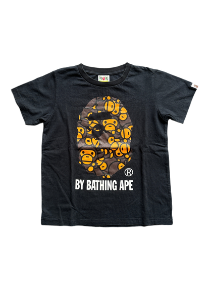 BAPE APE LOGO TEE BLACK [XS]