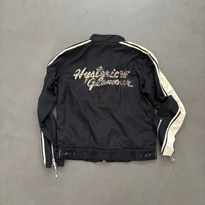 HYSTERIC GLAMOUR PATCH BIKER JACKET [S]