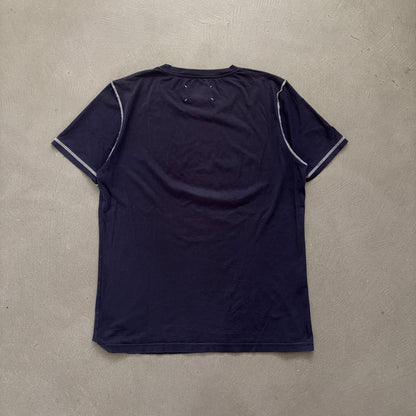 MAISON MARGIELA STITCH TEE NAVY [M]
