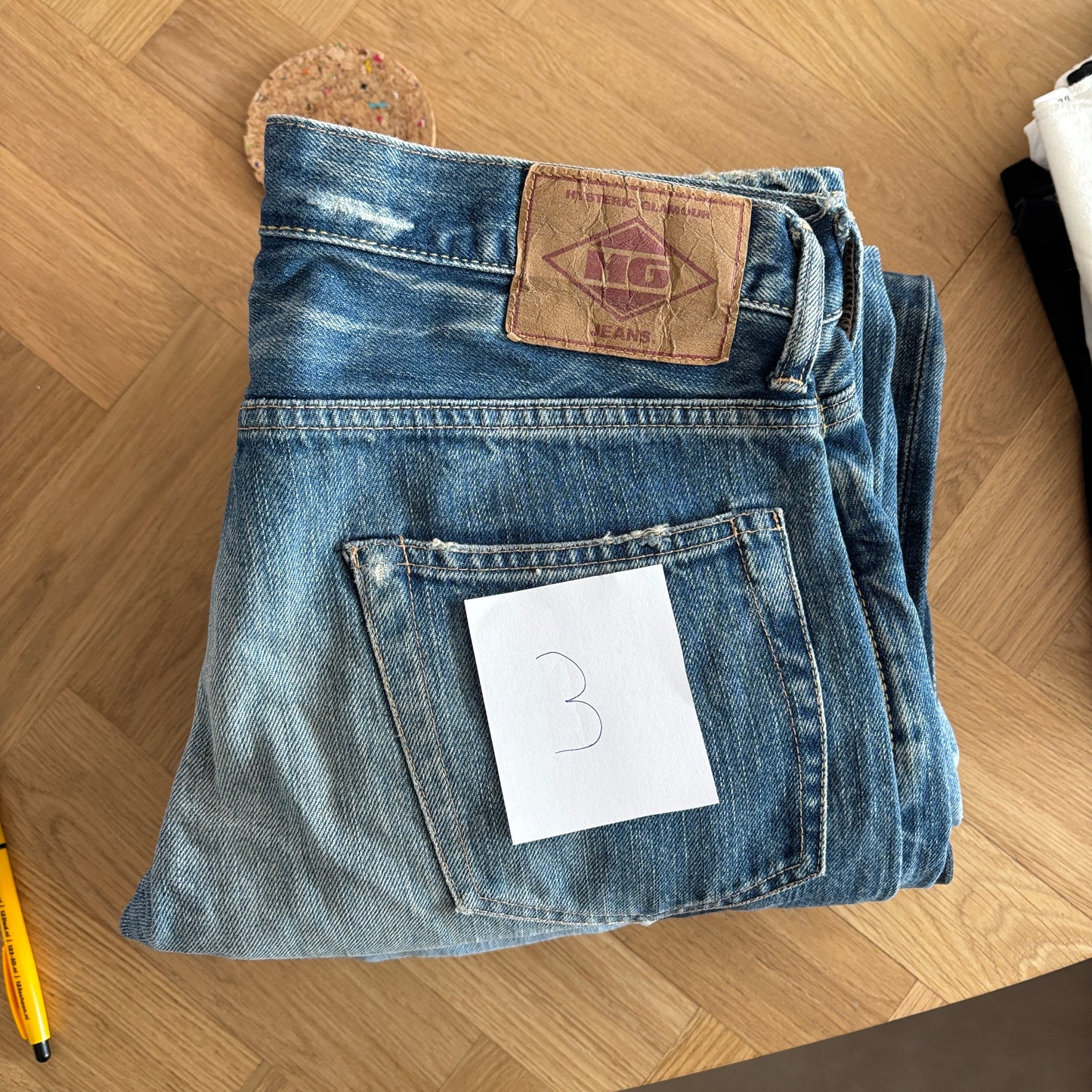 HYSTERIC GLAMOUR STUDDED SELVEDGE DENIM #3 [W30]
