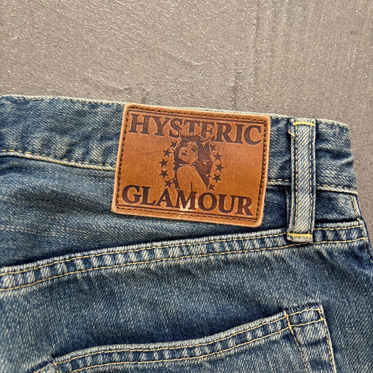 HYSTERIC GLAMOUR STUDDED REPAIRED DENIM #26 [W28]