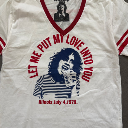 HYSTERIC GLAMOUR ACDC V-NECK TEE [M]