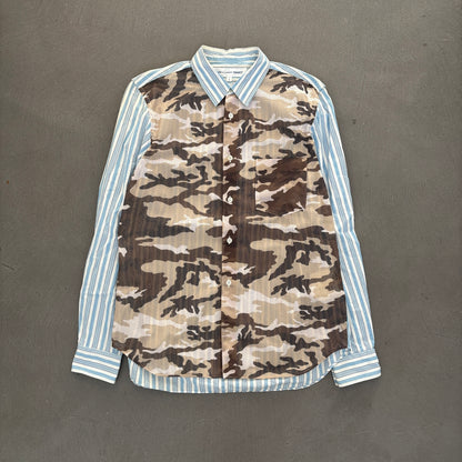 COMME DES GARCONS MESH CAMO SHIRT [S]
