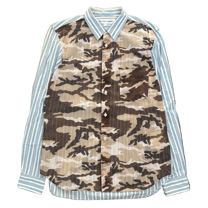 COMME DES GARCONS MESH CAMO SHIRT [S]