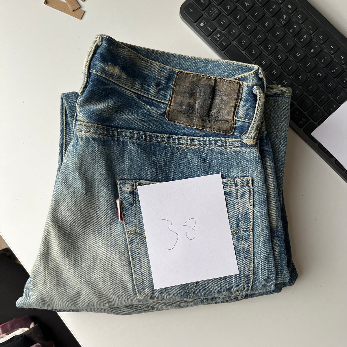 HYSTERIC GLAMOUR STUDDED SELVEDGE DENIM #38 [W30]