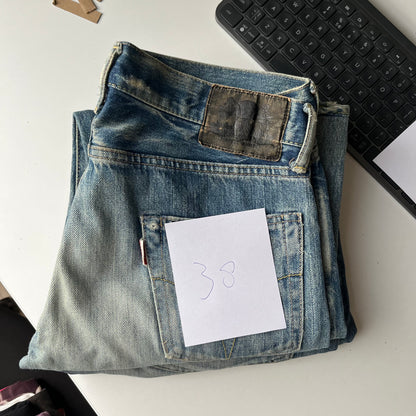 HYSTERIC GLAMOUR STUDDED SELVEDGE DENIM #38 [W30]
