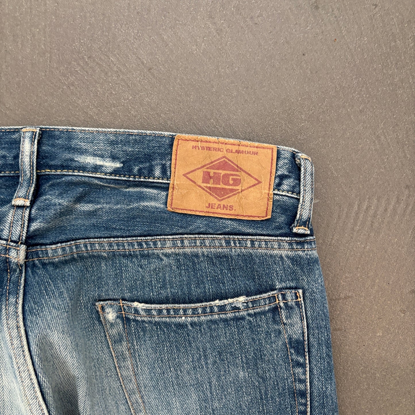 HYSTERIC GLAMOUR STUDDED SELVEDGE DENIM #3 [W30]