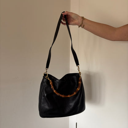 GUCCI BY TOM FORD BAMBOO LEATHER BAG